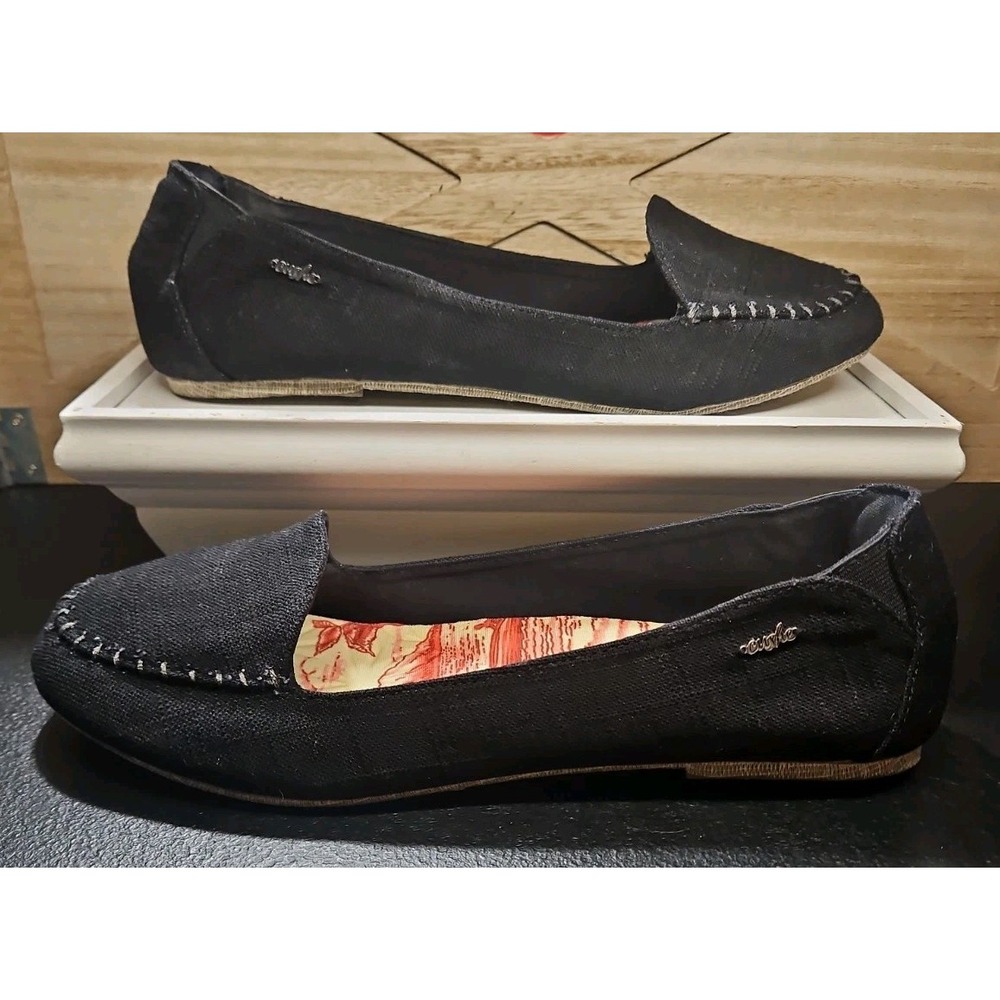 Cushe Lamu Black Ballet Flats Loafers 10 The Hoffman Collection Prep Norm #752